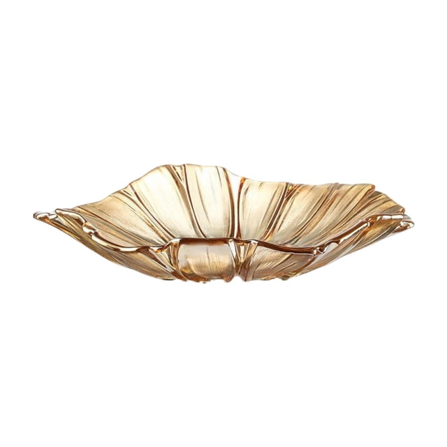 Frutero de cristal, plato decorativo moderno y versátil para dulces. 37cmx9cm
