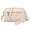 Beige, variant on Square PU Leather Shoulder Bag Women Chic Crossbody Bag Lady Handbag Trendy Satchel Purse Clutch