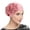 Pink, variant on Women Flexible Chemotherapy Hat Hat Soft Polyster Head Protect With Single Flower Plan For Daily Use And Carcinoma Care