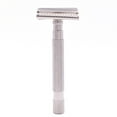 thumbnail image 1 of Parker's Semi Slant Safety Razor and 5 Parker Premium Double Edge Razor Blades (Satin Chrome), 1 of 3