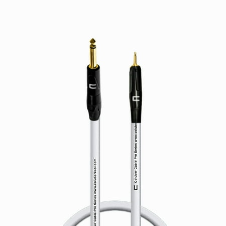 Coluber Cable 1/4" TS Male to 3.5 TS Male - Pro 3-Pin Microphone Connector