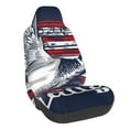 thumbnail image 1 of Wukai Mallard Duck With American Flag Full Set Car Seat Covers with Soft Padding Universal Auto Front Seats Protector and Cushion Mat, 1 of 5