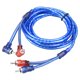 thumbnail image 1 of Dos-canales Macho a Macho RCA Adaptador Audio Estéreo Cable 59 Pulgadas Azul 1Uds Unique Bargains cables de audio rca, 1 of 3