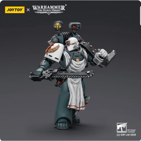 JOYTOY Action Figures Warhammer 40K 4.8inch Sons of Horus Legion Apothecary 1/18 Movable Model Collectible Figurine 15 