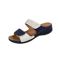 thumbnail image 2 of Arch Support Sandals Women's,Wedge Sandals for Women Dressy Comfortable Soft Cushion Orthotic Sandals Open Toe Casual Slippers with Arch Support Beach Walking Shoes for Summer Outdoor Casual, 2 of 6