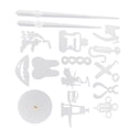 thumbnail image 2 of 2X Dentista DIY Reloj de Pared Gigante Doctor Dental Reloj de Pared de Gran Tamaño Gran Aguja Espejo Dentista Decoración de Oficina Dentista Regalo Doctor Arte Plata, 2 of 5