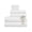 White, variant on Wellness Hydration Stripe 100% Cotton 550 GSM 6 Piece Bath Towel Set, Ultra Soft & Absorbent, Quick Dry, 2 Bath 27x54, 2 Hand 16x28, 2 Wash 13x13, White with Oxford Stripes, OEKO-TEX® Certified