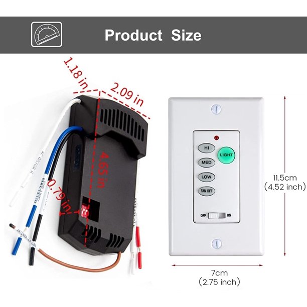 Harbor Breeze Ceiling Fan Remote Wall Control Uc9050t Manual Shelly Lighting
