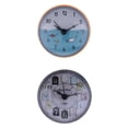 thumbnail image 1 of Abbracc 1Set Bathroom Clock Waterproof Suction Cup Kitchen Mini Bath Wall Clock Orange5 Orange5 Black3, 1 of 9