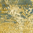 thumbnail image 1 of Ahgly Company Indoor Square Abstract Chrome Gold Yellow Abstract Area Rugs, 8' Square, 1 of 6