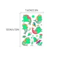 thumbnail image 2 of Pegatinas De Tatuaje Luminosas Para Niños Que Brillan En La Oscuridad Tatuajes Temporales Pegatinas De Tatuaje De Dibujos Animados Regalo De Fiesta 16 Hojas Cateissary HA036811-00, 2 of 6