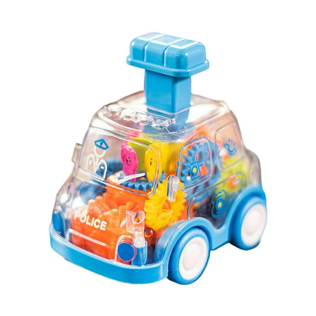 Engranaje Mecánico, Coche De Juguete, Juguetes Educativos Para Edades Tempranas Para Nios, Regalos De Vacaciones, Azul Sunnimix Juguetes de engranajes mecánicos