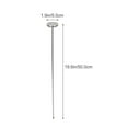 thumbnail image 2 of HLONK Long Stem Compost Soil Thermometer Fast Response Stainless Steel Soil Thermometer, 2 of 6