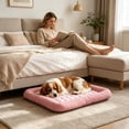 thumbnail image 4 of Self-Cooling Pet Cooling Mat for Dogs & Cats, Summer Edge Design Cooling Cushion for Kennel Use, Pink, Size S, 4 of 4