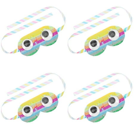 FRCOLOR 4 Pieces Covers Game Blindfold Treasure Chest Pinata