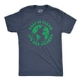 thumbnail image 1 of Mens Keep It Clean Its Not Uranus T Shirt Funny Planet Earth Tee (Heather Navy) - 4XL, 1 of 3