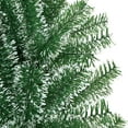 thumbnail image 4 of vidaXL Artificial Christmas Tree with Flocked Snow Green 70.9", 4 of 6