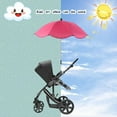 thumbnail image 7 of Universal Pushchair Umbrella Rotating Tilt Handle Portable Sun Shade for Baby Pram Stroller Wheelchair Outdoor Travel Lightweight Durable, 7 of 7