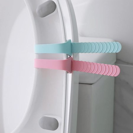10 Pcs Silicone Toilet Seat Handle, Lid Lifter, Toilet Cover Lifter, Toilet Seat Lifter, Toilet Cover Support Lifter, Suitable for Families, Offices and Hotel Bathrooms