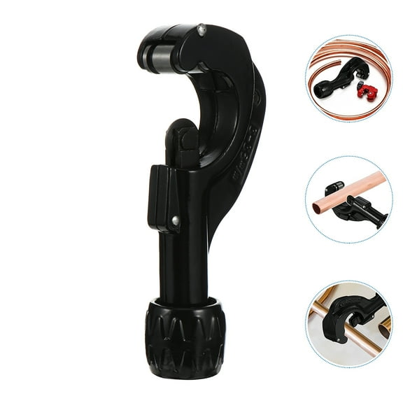 CIMAXIC 1Pcs Black Rectangular Tubing Cutter for Cutting Copper Pipes Plumbing Tool 5.3x2.2x1.1in Stainless Steel