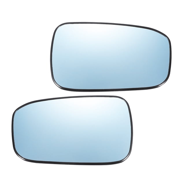 Reemplazo de vidrio del espejo retrovisor izquierdo y derecho con calefacción de vidrio azul con ajuste trasero para Honda Accord 03-07