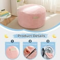 thumbnail image 6 of Bean Bag Chair Bed for Kids, Convertible Bean Bag Folds from Lazy Chair to Floor Mattress Bed, Stuffed Floor Sofa Couch Sofa Bed for Boys and Girls, High-Density Foam Filling, Pink, 6 of 12