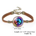 thumbnail image 3 of Peace-sign Bracelets, Adjust-able Chain, Suitable For Party, Engagement, Wedding, Prom, Dating, 3 of 4