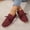 Wine, variant on YOUYEDIAN Orthopedic Shoes for Women Arch Support Work Shoes Lightweight Non Slip Slip on Work Shoes Mesh Stretch Comfortable 2026 New Orthopedic Shoes (Brown)