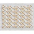 thumbnail image 1 of Guitar Tapestry, Realistic Illustration Classic and Electric Instruments Entertainment, Wall Hanging for Bedroom Living Room Dorm Decor, 60W X 40L Inches, Pale Orange Brown White, by Ambesonne, 1 of 2