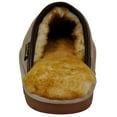 thumbnail image 3 of Old Friend Men Sheepskin Scuff Slipper, Chestnut, L, 3 of 7