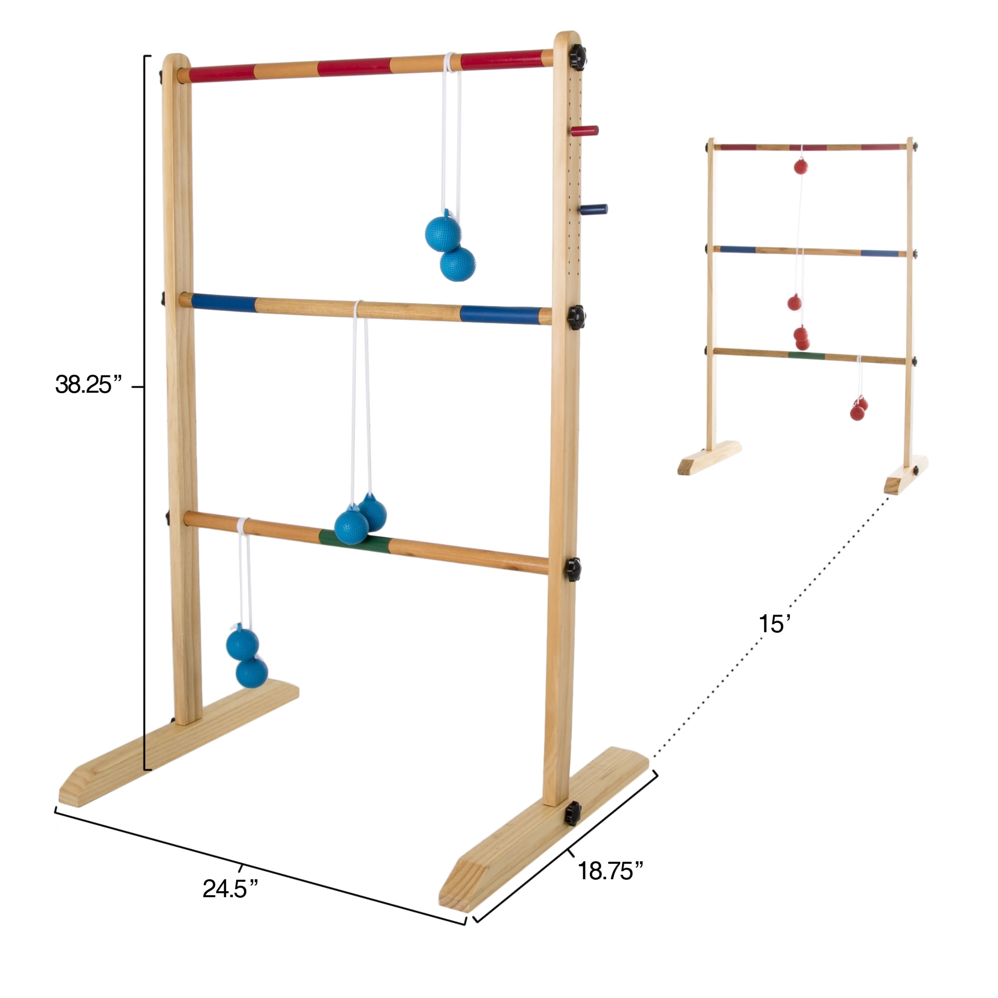 Ladder Toss Game-Wooden Outdoor Set by Hey! Play!