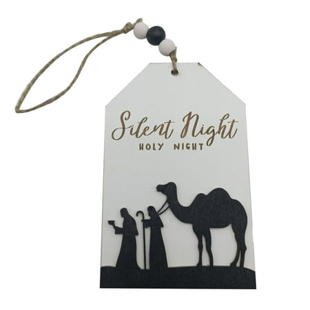 

TANGNADE Wooden Christmas Decorations And Pendants Wooden Crafts Window Decorations Home Party Christmas