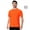 Safety Neon Orange, variant on Hi-Vis Short Sleeve Safety Tee, Pure Dry Fit Poly Shirts for Men, Moisture-Wicking Athletic T-Shirt in Neon Green, 100% Polyester, 2XL