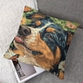thumbnail image 7 of Ullo0ord Bernese Mountain Dog Set of 2 Soft Pillow Covers Modern Concise Decorative Dog Throw Pillow Covers for Home Couch Bed Living Room Bedroom Outdoor  18x18in, 7 of 7