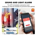 thumbnail image 4 of Tuya Door Window Sensor Door Opening Detector Sound Alarm Timed Arm Disarm Smart Home Security Protection APP ,Consistent Performance, 4 of 7