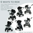 thumbnail image 2 of Britax Grove Modular Stroller, Lightweight Stroller with CozyFit, Pindot Onyx, 2 of 8