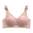 thumbnail image 2 of HongQid Womens Bra No Underwire Comfort Push Up Bras Soft Wireless Bralette Full Coverage Everyday Bra, 2 of 3