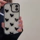 thumbnail image 1 of Pareja Modelos Funda Samsung A32 A13 A53 A03 A20 A30 A33 A22 A12 A52 A03S A31 A11 A51 A10S A21S M11 M12 A52S A20S Tablero De Ajedrez Corazones Cubierta, 1 of 4