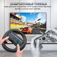 thumbnail image 5 of YUOY Joy-Con Grip (2 Pack) & Steering Wheel (2 Pack) for Nintendo Switch 2 - Family Sports Party Accessories Set (Black), 5 of 7