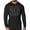 Black On Black, variant on One More Rep Lightweight Long Sleeve Hooded T-Shirt for Men – Athletic Workout Hoodie, Funny Gym Shirt, Men's Fitness Apparel