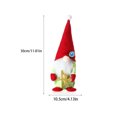 thumbnail image 4 of Matsuzay Gnome Doll Prop Interesante pequeño adorno de vacaciones Decoraciones de Románticas Muñecas enanas sin rostro Festival Kits de decoración para fiestas Tipo 1, 4 of 6