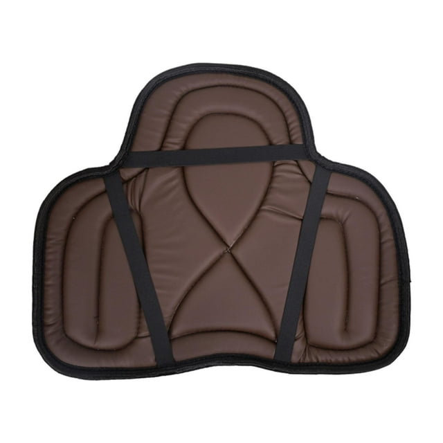 Almohadilla para silla de montar de caballo, cómoda, antideslizante, práctica, para clásica Marrón