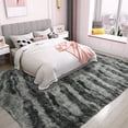 thumbnail image 2 of Arogan 5x8 Feet Area Rugs for Living Room Bedroom, Black Soft Fluffy Shaggy Bedside Carpet, Machine Washable Indoor Floor Rug for Kids Home Decor Aesthetic, 2 of 8