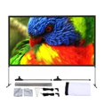 thumbnail image 2 of 80/100-Inch Projector Screen 4K Resolution 16:9 Foldable Anti-Crease Easy Installation Outdoor Movie Screen ,Easy to Use, 2 of 6