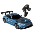 thumbnail image 4 of Coche de control remoto a escala 1/43, regalo de cumpleaños, premium, fácil de controlar, duradero, práctico, modelo de coche de control remoto. Azul claro, 4 of 8