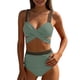 thumbnail image 2 of Trajes de baño para mujer, conjunto de traje de baño camisola sin espalda de color sólido informal y de moda para mujer, trajes de baño para mujer, trajes de baño para mujer, traje de baño para mujer,, 2 of 6