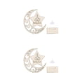 thumbnail image 3 of Ounissouiy Delicados adornos de madera, luces de Ramadán, lámpara Universal, luces nocturnas, decoración de granja, decoraciones para dormitorio, sala de 3 2piezas Ounissouiy CBP213890, 3 of 6
