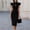 Black, variant on BRGZLK Vintage Bodycon Dress for Women Keyhole Neck High Waisted Church Ruffle Cap Sleeve Solid Color Slim Fit Ruched Dresses Ladies Trendy Midi Pencil Dress Wine