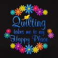 thumbnail image 3 of CafePress - Quilting Happy Place Women's Dark T Shirt - Women's Traditional Fit Dark T-Shirt, 3 of 4