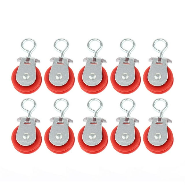 DOLITY 10 Pcs Automatic Chicken/Duck Coop Door Opener Accessories - Dia. 50mm - Pulleys